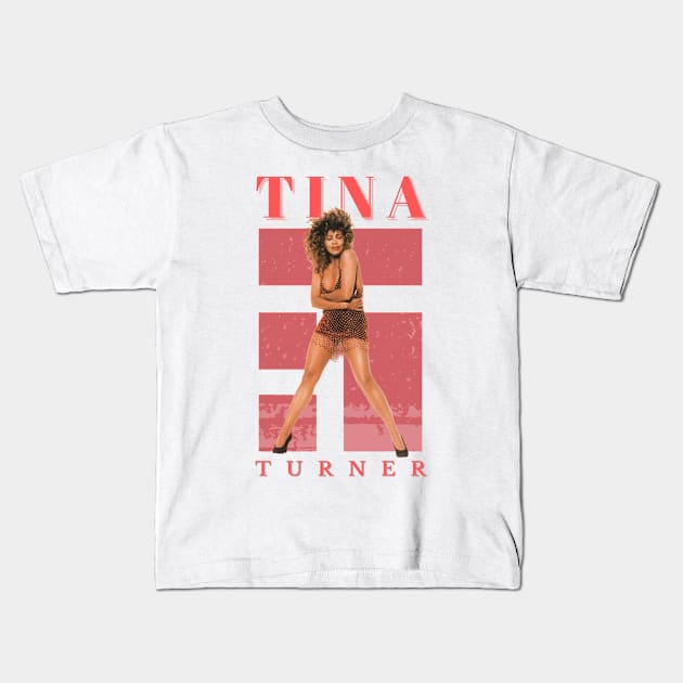 Tina Turner Original Aesthetic Tribute 〶 Kids T-Shirt by Terahertz'Cloth